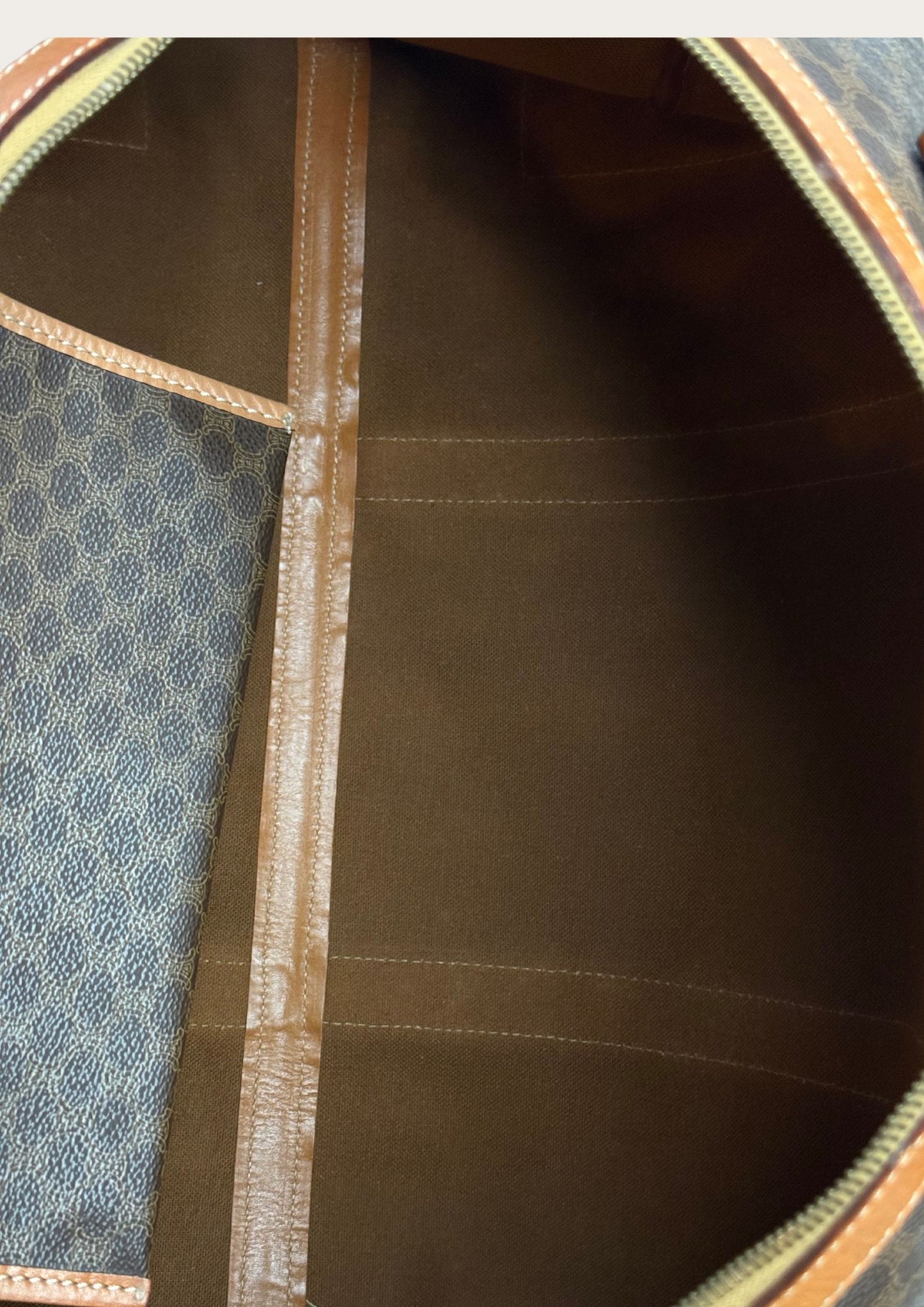 Inside photo of Celine trunk bag, Vintage authentic