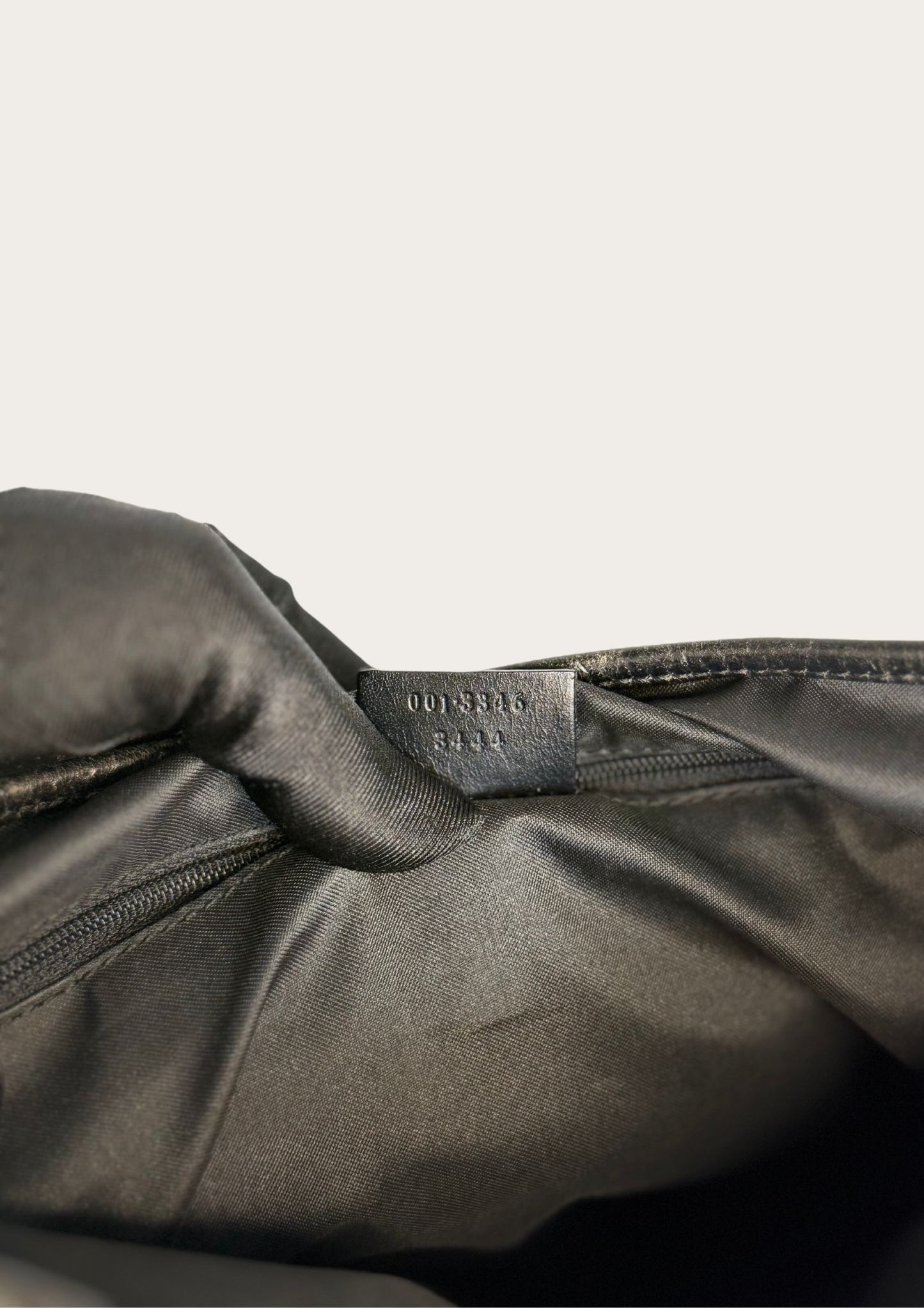 Vintage black Gucci Jackie shoulder bag in GG canvas