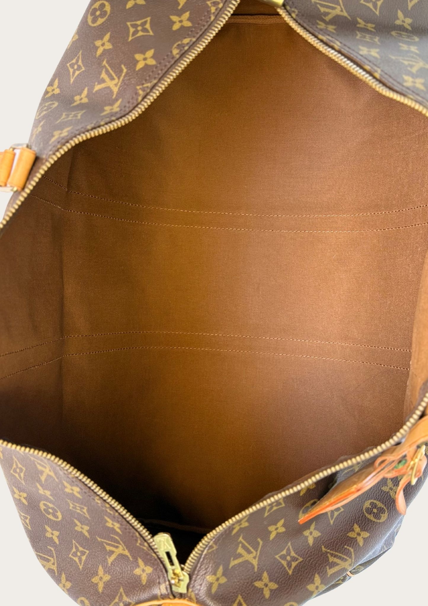 Vintage Louis Vuitton Keepall 55 weekend travel bag in monogram canvas, authentic