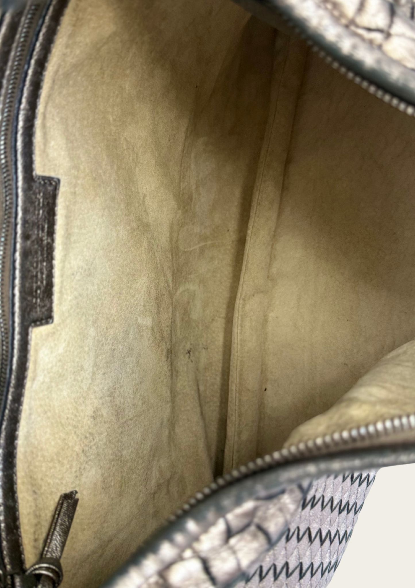 Genuine Bottega Veneta Intrecciato Hobo bag in leather