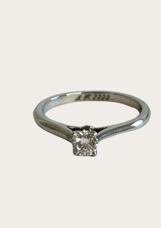 Cartier Solitaire 1895 diamond ring