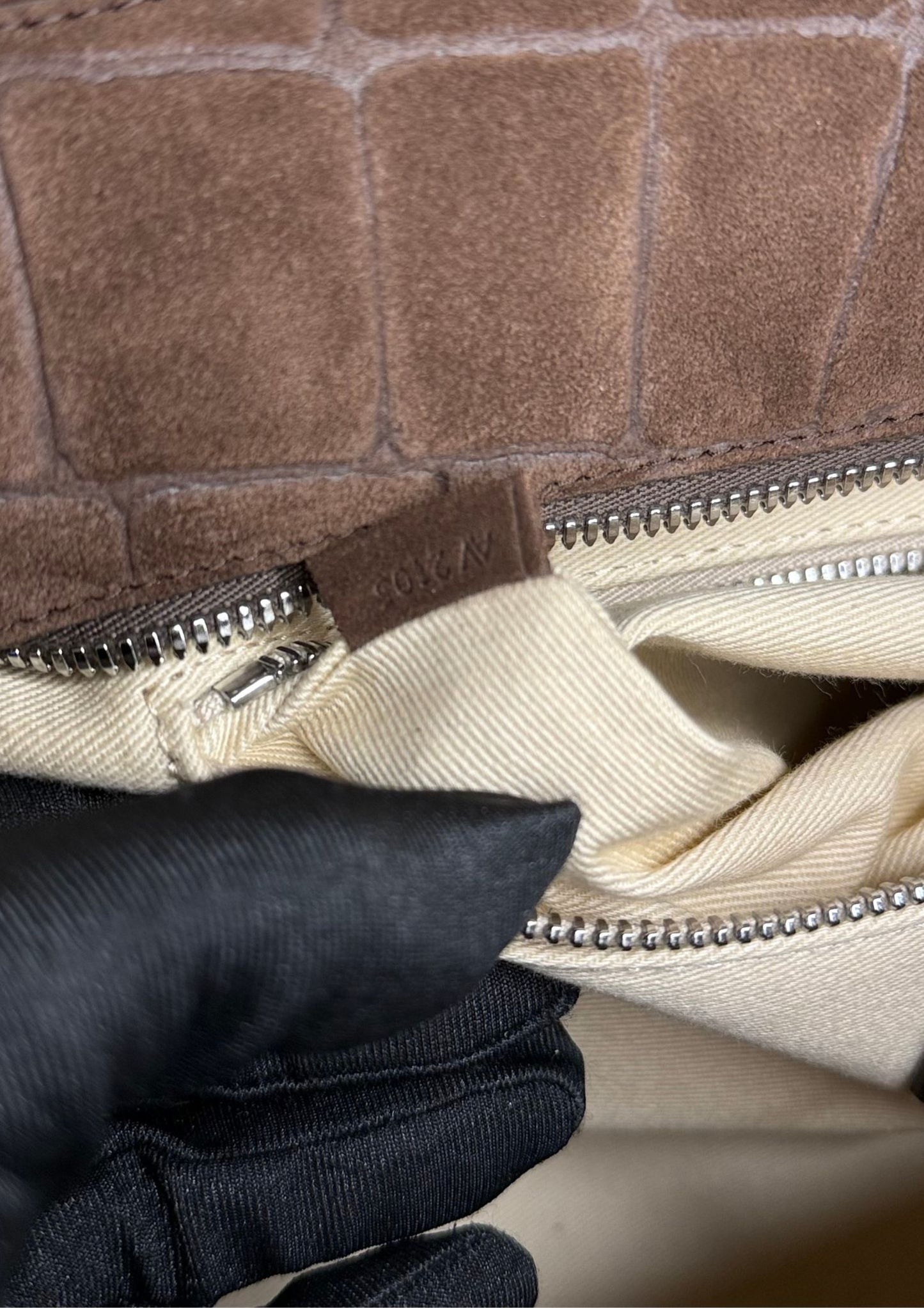 New Jacquemus Turismo bag in brown suede leather