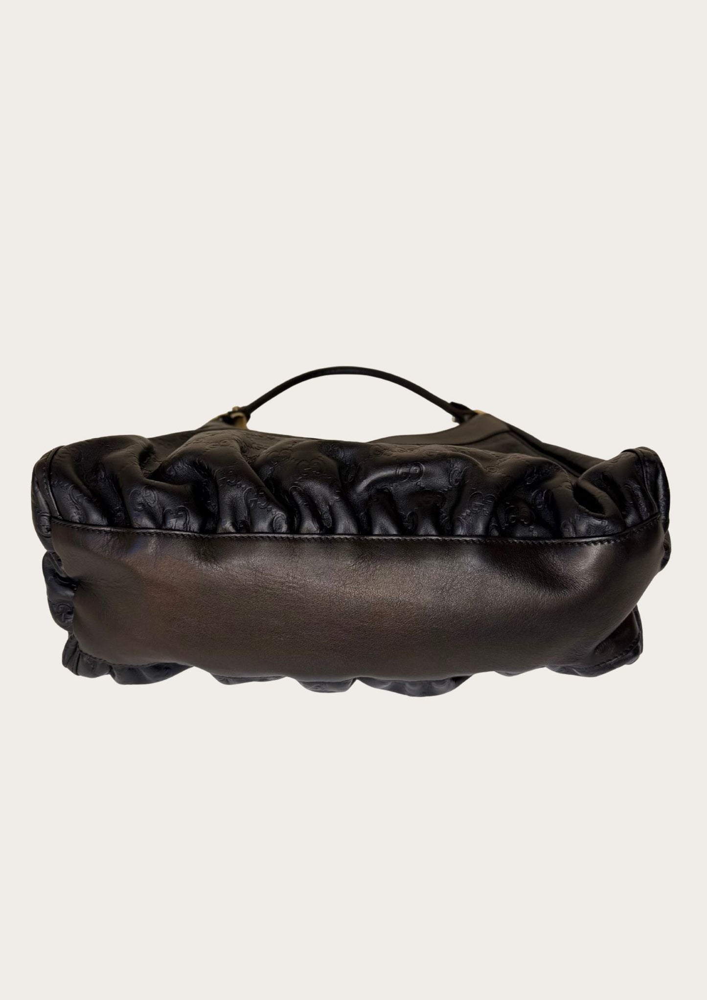 Authentic vintage Gucci Abbey D-ring Hobo shoulder bag in Guccissima leather