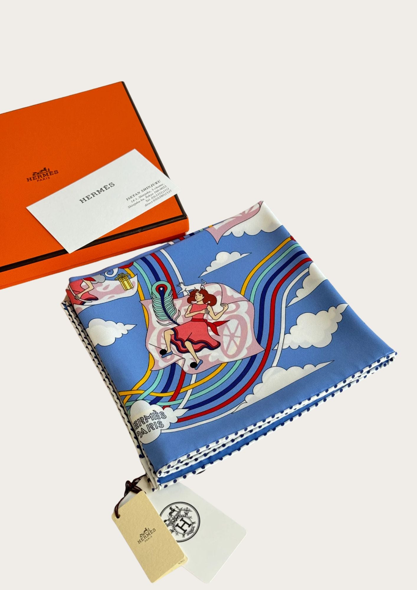 Hermès Carres Volantes Scarf