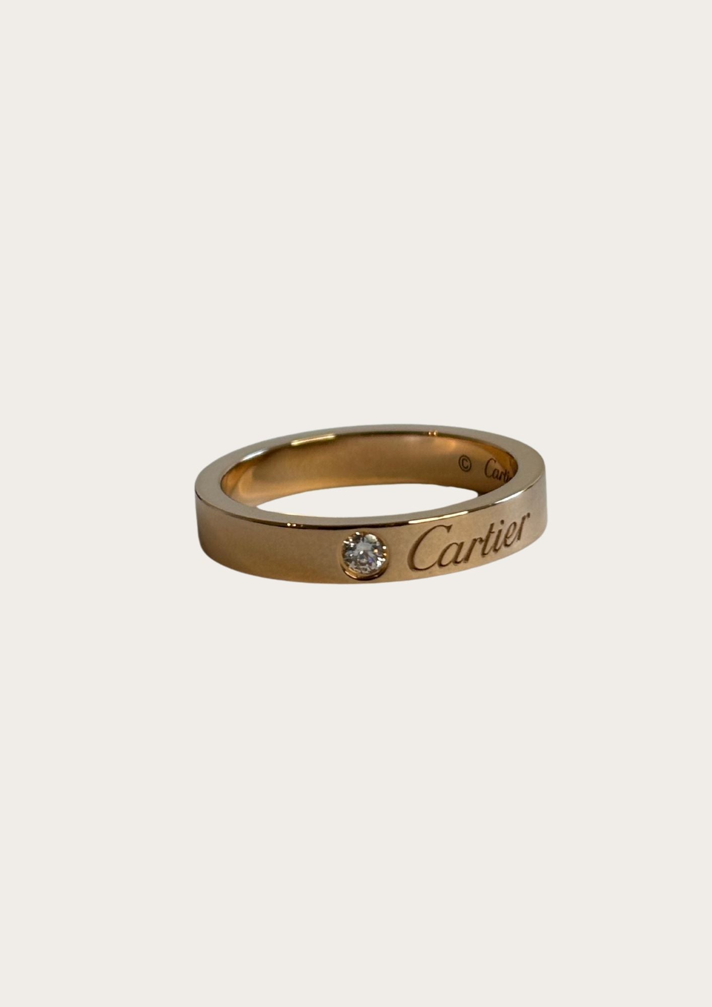 Cartier C De Cartier pink gold ring