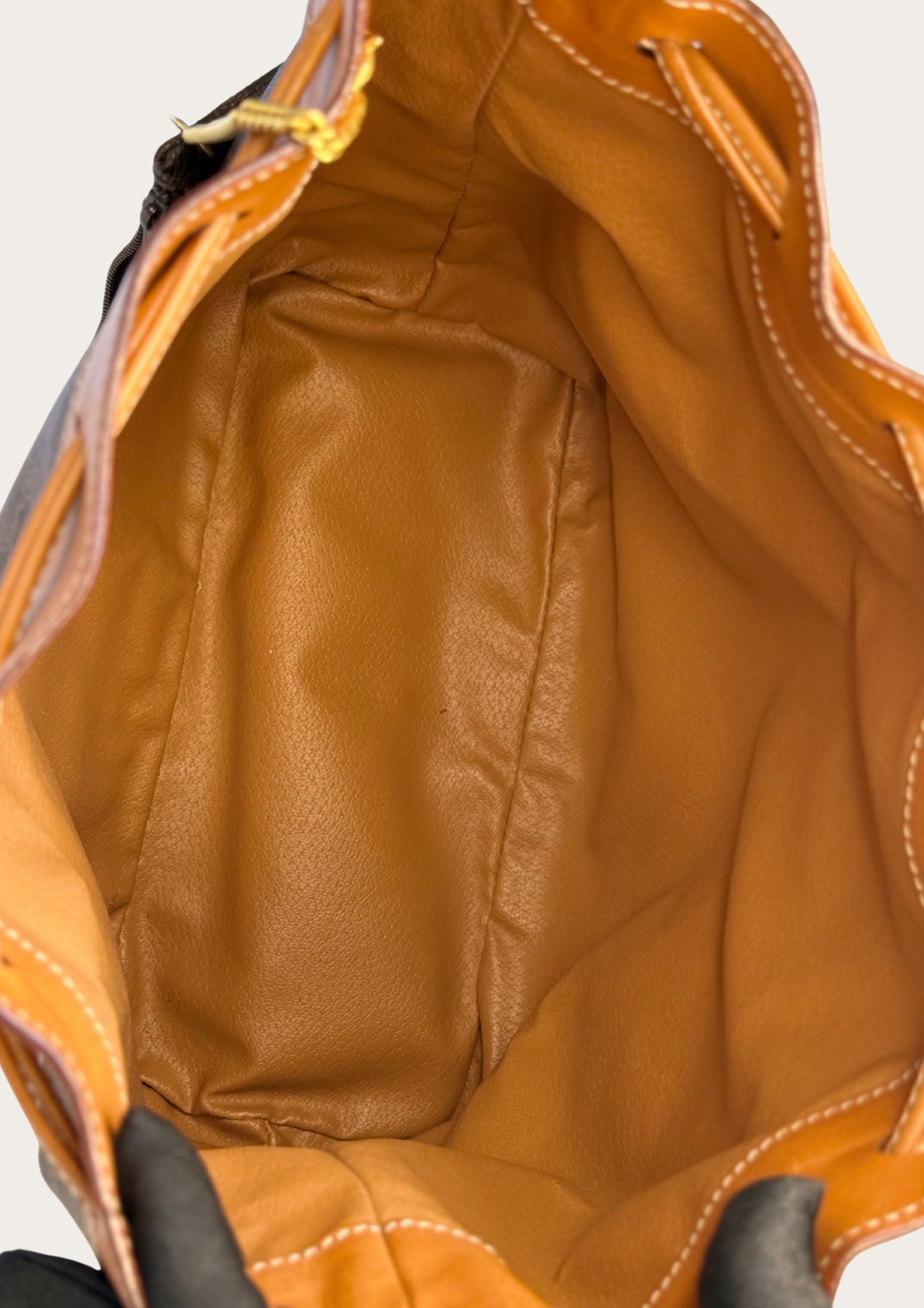 Genuine Celine Sac Seau Bucket Bag in macadam canvas with pouch