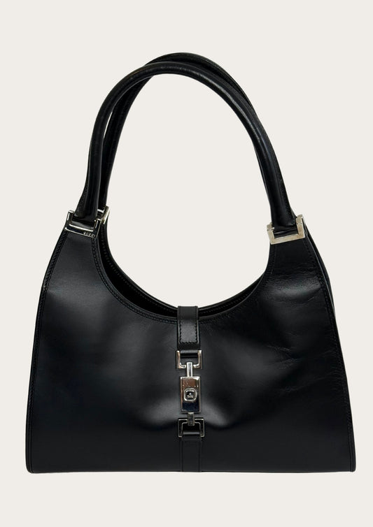 Gucci Jackie Bardot leather shoulder bag