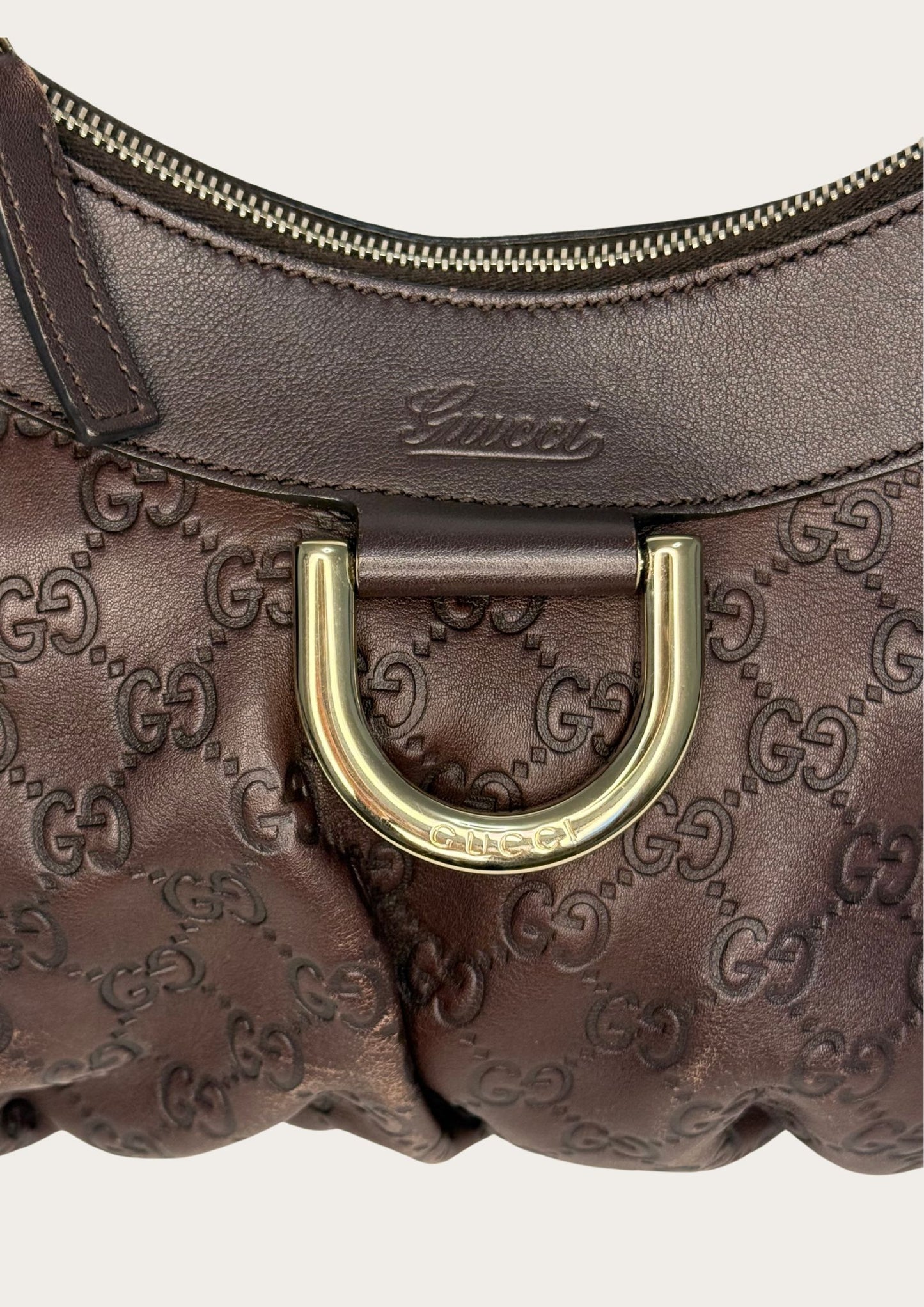 Gucci Guccissima Abbey D-ring shoulder bag