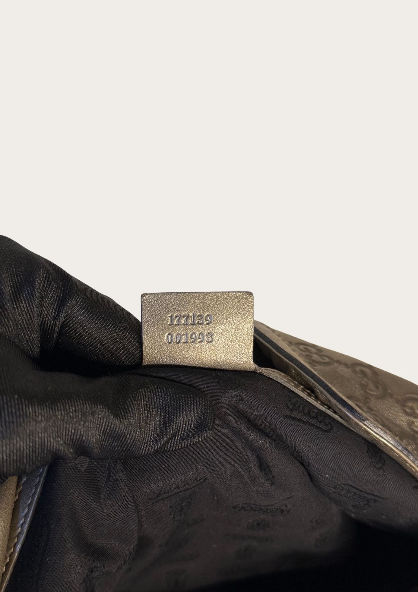 Gucci Indy bag in Guccissima leather