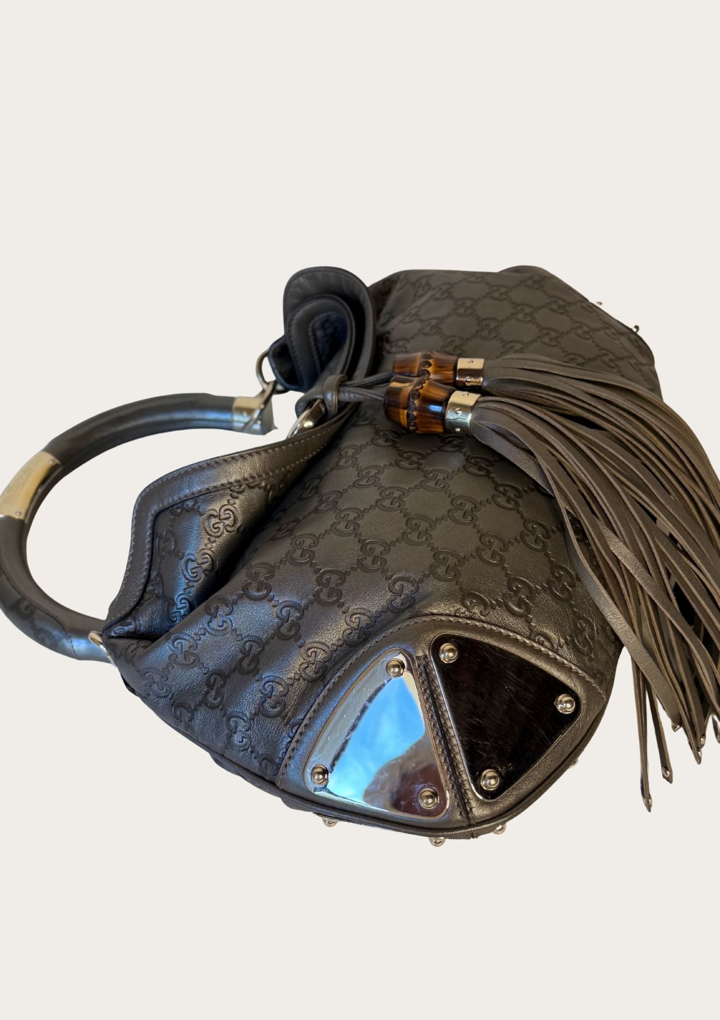 Genuine Gucci Indy bag in Guccissima leather 