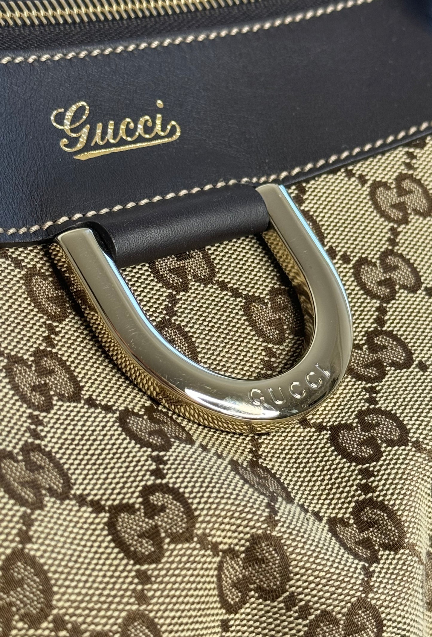 Gucci GG Canvas Abbey D-ring tote bag