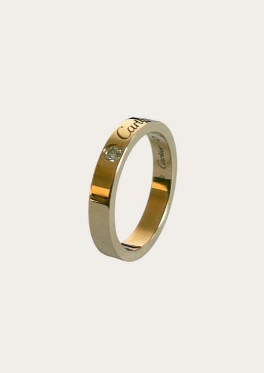 Cartier C De Cartier pink gold ring